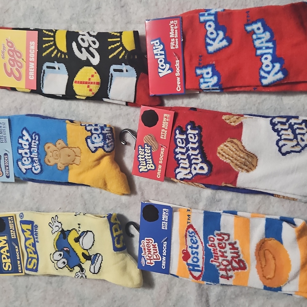 Novelty food socks